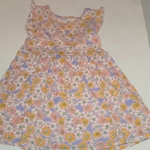 Preloved Gently Worn Children's Place flowery dress size 3T